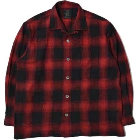 THE STYLIST JAPAN(ザスタイリストジャパン) OMBRE CHECK OPEN COLLAR SHIRT JACKET