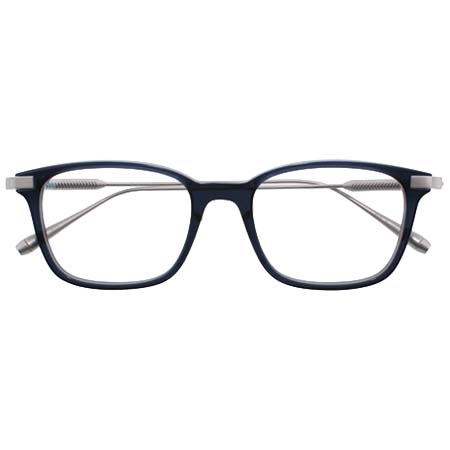 THE WHITE SCREEN(ホワイトスクリーン) Level レベル DBL/MSV（Dark Blue/Matte Silver） メガネ