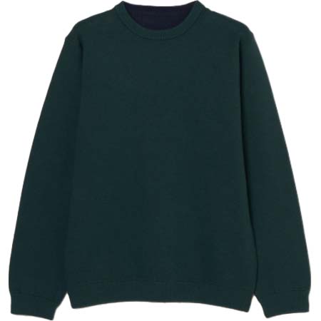 three dots(スリードッツ) デュアルレイヤード スウェット