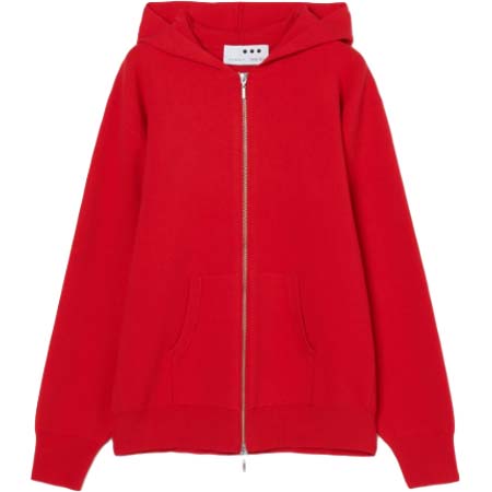 three dots(スリードッツ) パワースムースニット ジップアップ