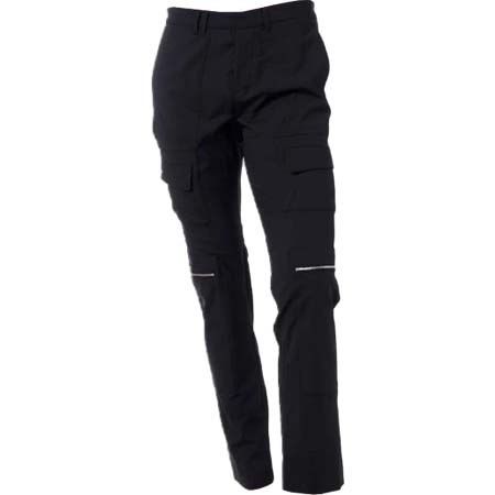 TIM COPPENS(ティムコペンズ) パッチトラウザーカーゴパンツ ブラック