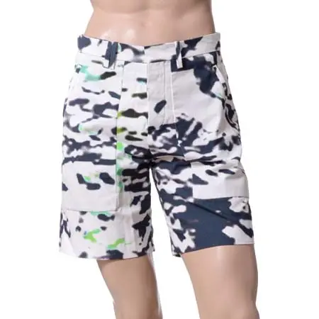 TIM COPPENS(ティムコペンズ) ショートパンツ マルチカラー ホワイト