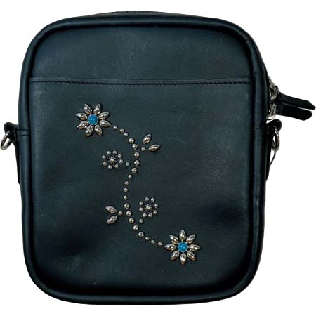 TMT(ティーエムティー) INDIGO LEATHER SHOULDER STADS BAG