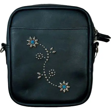 TMT(ティーエムティー) INDIGO LEATHER SHOULDER STADS BAG