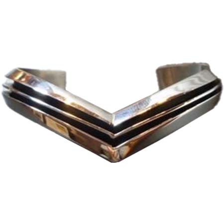 Tom & Hawk(トム＆ホーク) シルバー　2ライン　V形バングル