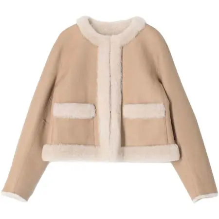 TOMORROWLAND collection(トゥモローランドコレクション) ナッパランムートン ノーカラージャケット