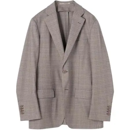 TOMORROWLAND PILGRIM(トゥモローランドピルグリム) ウールシルクポリウレタン シングルブレステッド2Bジャケット MOOVING