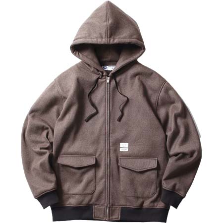 TOYPLANE(トイプレーン) MILITA ZIP UP HOODY