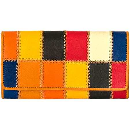 TRION(トライオン) フラップ式長財布　マルチカラー