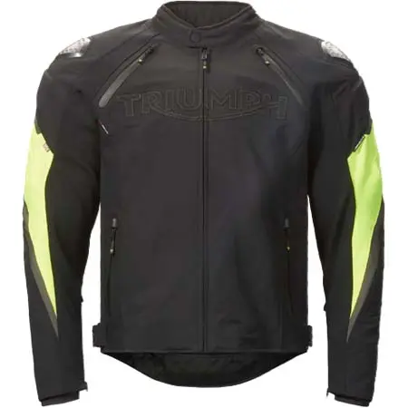 triumph(トライアンフ) TRIPLE SPORTS TRITECH JACKET – BLACK / FLURO
