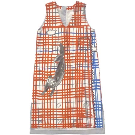 TSUMORI CHISATO(ツモリチサト) WOLF CHECK DRESS