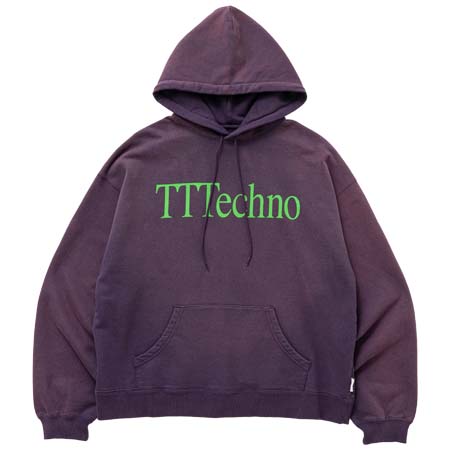 TTT_MSW(ティー) TTT×ICE & TECHNO logo hoodie