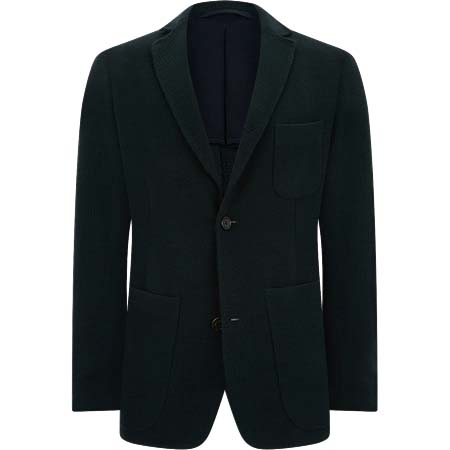 TURNBULL&ASSER(ターンブル&アッサー) Forest Green KNITTED CAMBRIDGE BLAZER