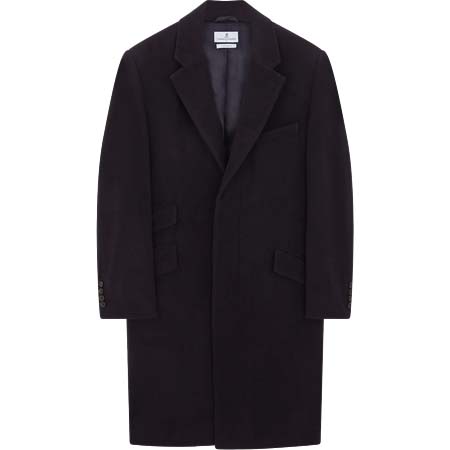 TURNBULL&ASSER(ターンブル&アッサー) Navy Cashmere Joseph Overcoat