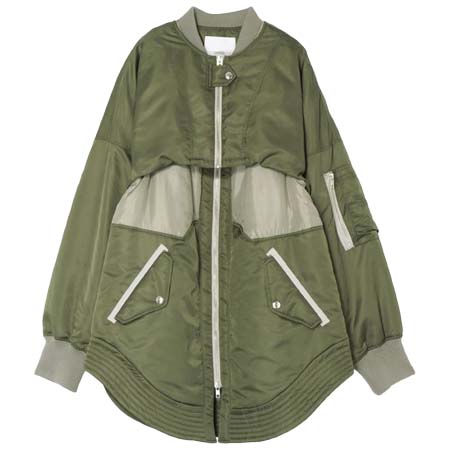 UN3D.(アンスリード) 3WAY LAYERED MA-1