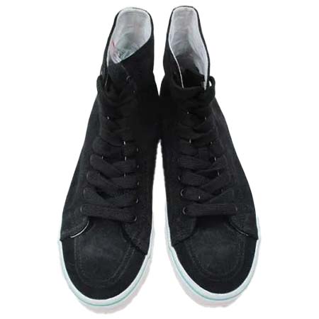 UNIF(ユニフ) 202’s スェードハイカットスニーカー black