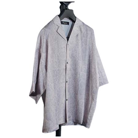 unrelaxing(アンリラクシング) ビッグシルエット総柄開襟アロハシャツ