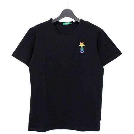 USUALIS(ウザリス) ☆8 S/S Tシャツ / ブラック [UC41-N190]