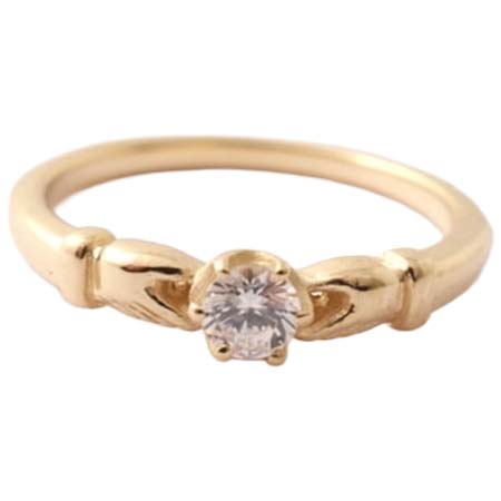 Vantique(ヴァンティーク) CLADDAGH ENGAGEMENT RING-18KYG