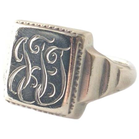 Vantique(ヴァンティーク) SIGNET RING JFT-GOLD