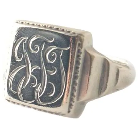 Vantique(ヴァンティーク) SIGNET RING JFT-GOLD