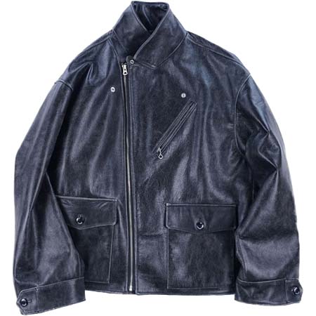 VARDE77(バルデ77) クラックレザーダブルワイドジャケット VR22SP-SD-LJ02