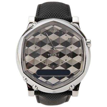 VELDT(ヴェルト) VSR01SV-LBK1 スマートウォッチ SERENDIPITY Model R Ripplet Black Belt