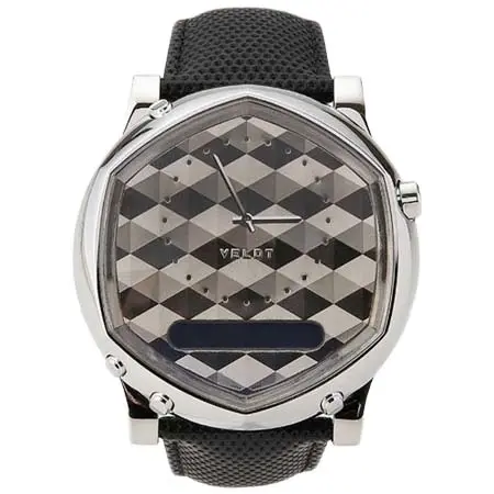 VELDT(ヴェルト) VSR01SV-LBK1 スマートウォッチ SERENDIPITY Model R Ripplet Black Belt