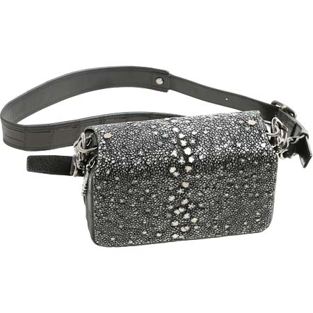 vermilion(ヴァーミリオン) “梅花皮” Round w zip organizer