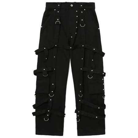 WE11DONE(ウェルダン) スタッズ カーゴパンツ