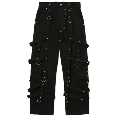 WE11DONE(ウェルダン) スタッズ カーゴパンツ