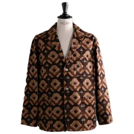 WESTOVERALLS(ウエストオーバーオールズ) ユナイテッドウォールペーパーコットンカバーオール