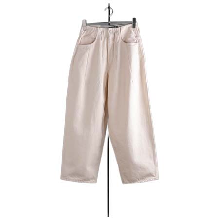 WESTOVERALLS(ウエストオーバーオールズ) ハイウエストワイドストレートジーンズ