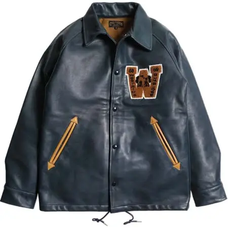 WESTRIDE(ウエストライド) 24FW WR LONG AWARD JACKET NVY