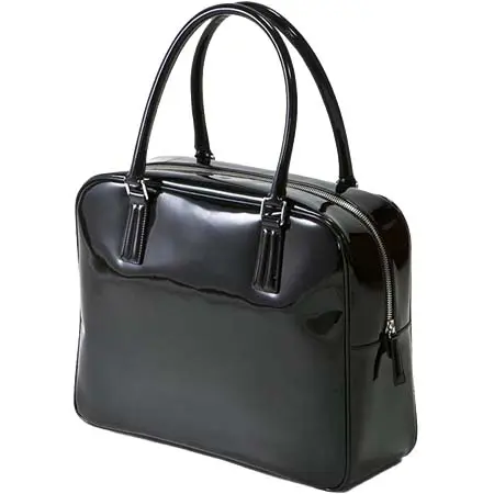 WHEREABOUTS(ウェアラバウツ) ボストンバッグパテントレザー