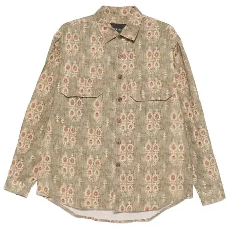 WHITE SAND(ホワイトサンド) プリント シャツ