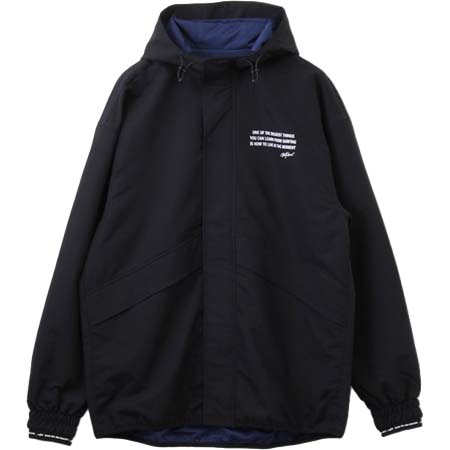 WTW(ダブルティー) ロゴラバーテープフルジップフーディー