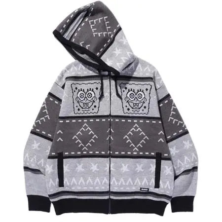 XLARGE(エクストララージ) ×SpongeBob KNIT HOODIE