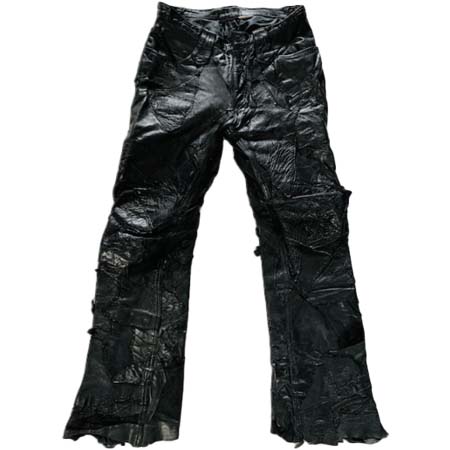 Yasuyuki Ishii(ヤスユキイシイ) No. DESTRUCTION 　LEATHER　PANTS