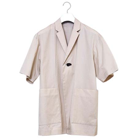 Y.O.N.(ワイオーエヌ) TENCEL PRINTED S/S JACKET テンセルプリント半袖シャツジャケット