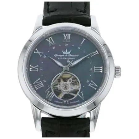 YONGER & BRESSON(ヨンガー&ブレッソン) モンセギュール YBD8523-01 ブラック文字盤