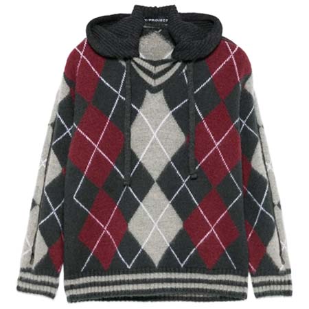 Y/PROJECT(Yプロジェクト) アーガイルニット セーター