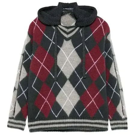 Y/PROJECT(Yプロジェクト) アーガイルニット セーター