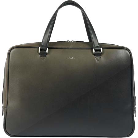 YUHAKU(ユハク) YAR143 ブリーフケース 斜線染め Gray