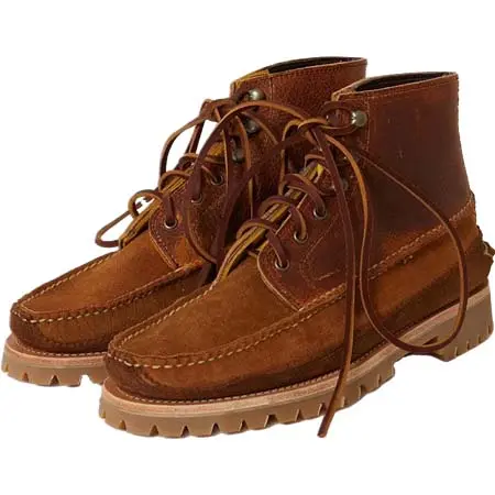 YUKETEN(ユケテン) 20842PM-BRM All Handsewn Maine Guide 6 Eye DB Boots