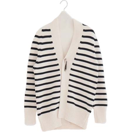 YURI PARK(ユリパーク) ローゲージコットンカーディガン