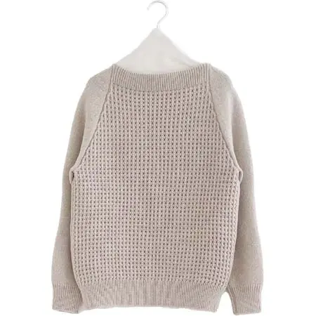 YURI PARK(ユリパーク) ローゲージボートネックニット