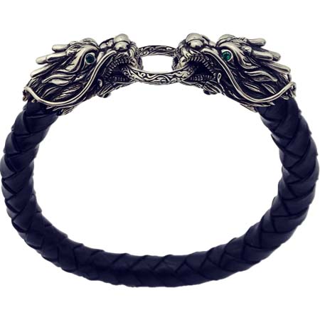 ZOCALO(ソカロ) Dragon Braided Leather Bracelet