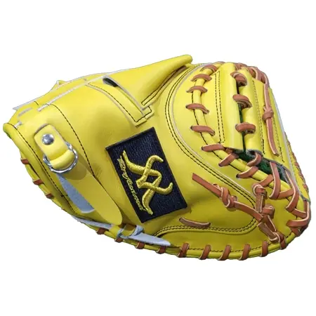 Antler(アントラー) 野球 グローブ キャッチャーミットyellow  (AKG-C2-YW01)