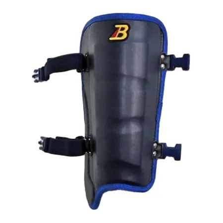 BELGARD(ベルガード) 野球 防具プロテクター FG640R　甲無し　プロ用フットガード　右打者用　ネイビー×ブルー